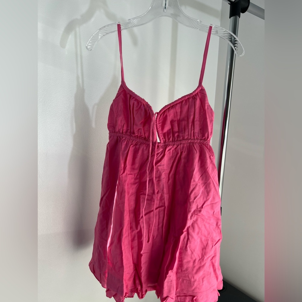 Empress of Love Mini Dress Hot Pink Princess Polly